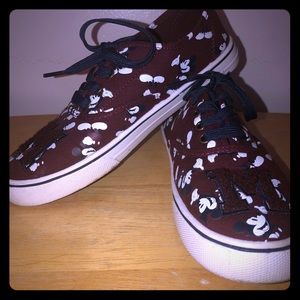 Mickey Mouse canvas shoes